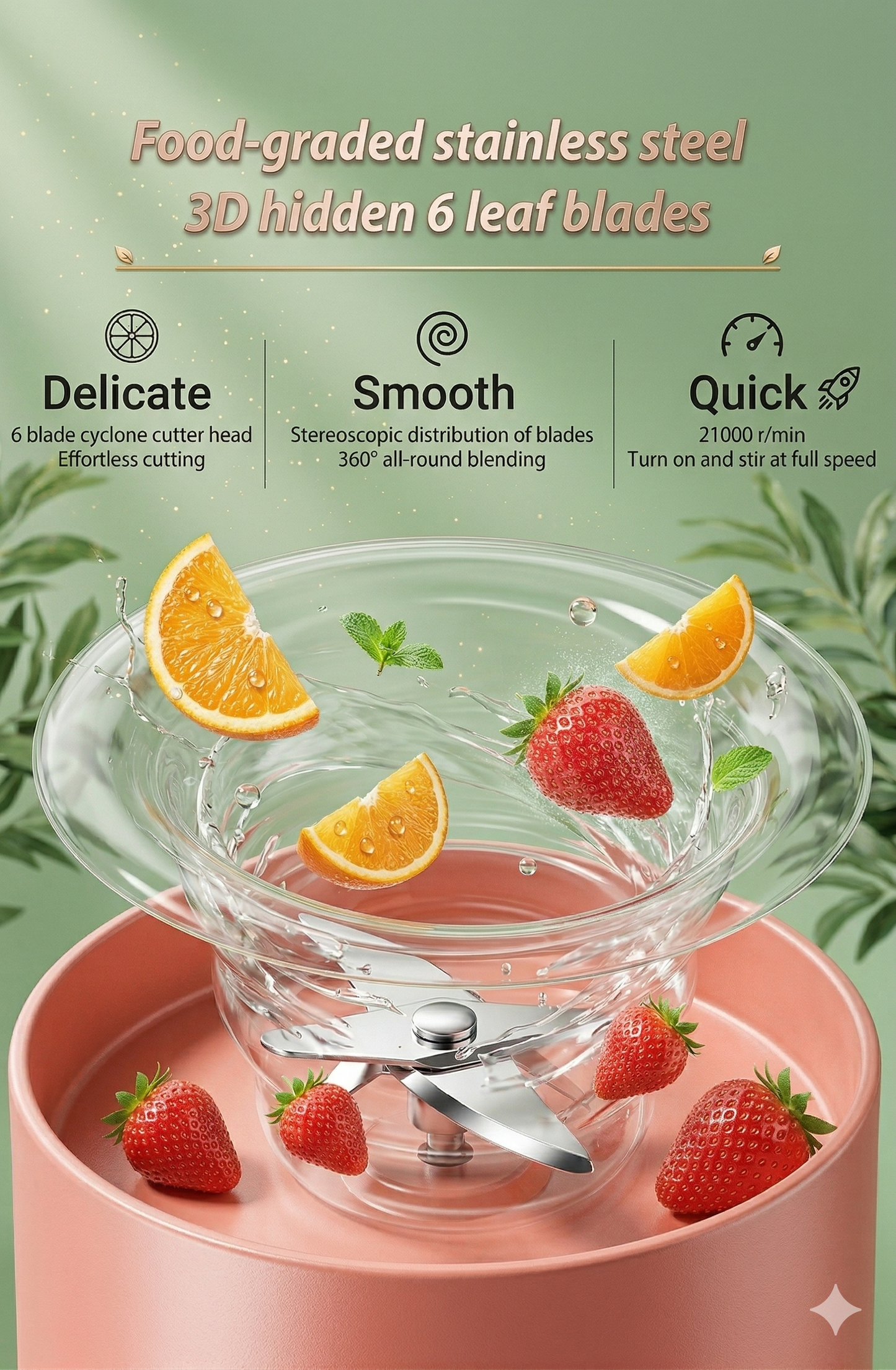 Bypass Drop Portable Smoothie Maker - Blend Fresh Juice in Seconds